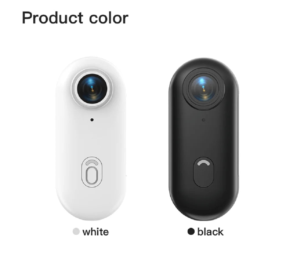 4K HD Outdoor Magnetic POV Camera 30FPS Mini Pet Vlogging Collar Camera for Cats Dogs Wireless Back Clip Mount Necklace Bodycam