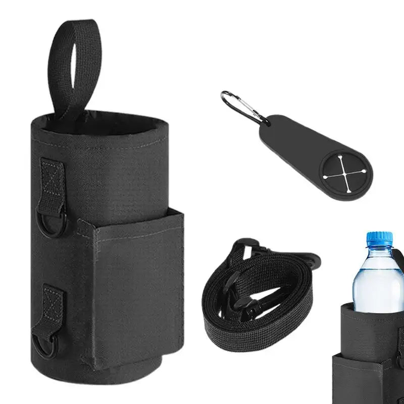 Magnetic Gym Water Bottle Bag Holder, Built-in Magnet for Easy Attachment to Metal Surface, Magnetic Bottle Sleeve Pouch